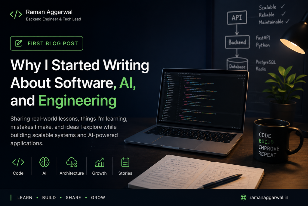 Why I started writing blog